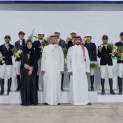 الأميرة دليّل بنت نهار تتوج الفائزات الهلال بطلاً لمنافسات الكرة الطائرة للسيدات ضمن الألعاب السعودية 2022
