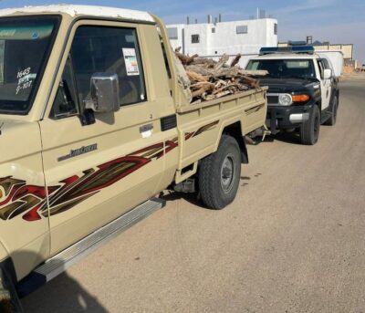 دوريات الأمن بمنطقة الجوف تضبط مخالفًا لنظام البيئة