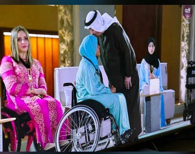 خالد السلامي: بن زايد قائد الإنسانية يكرم كليثم المطروشي ملهمة نساء الإمارات