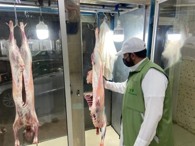 جولات رقابية على منافذ بيع اللحوم والمسالخ بالحدود الشمالية