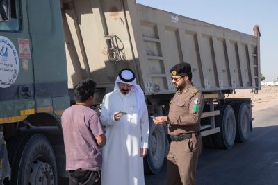 أمانة محافظة حفرالباطن تُطلق حملة ميدانية مُشتركة في المُحافظة لدعم حملة تسقيف الشاحنات وتعزيز السلامة العامة