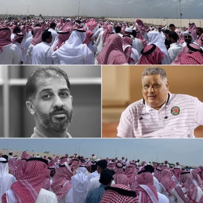 منسوبو نادي الاتفاق يتلقون التعازي والمواساة في وفاة محمد الدوسري وابنه عبدالله