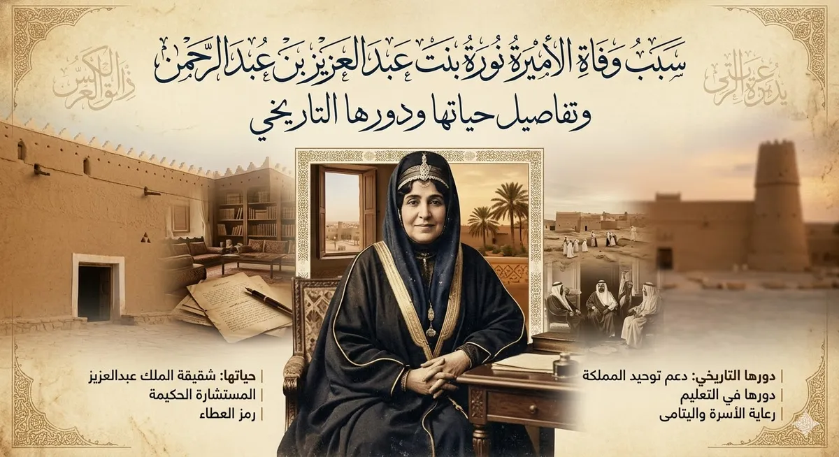 وفاة الأميرة نورة آل سعود — SA news