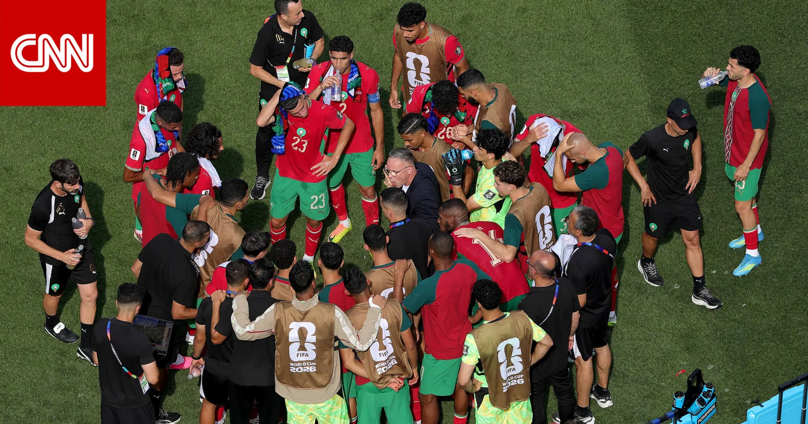 هذا ما فعله لاعبو المغرب بعد إقصائهم من كأس العالم