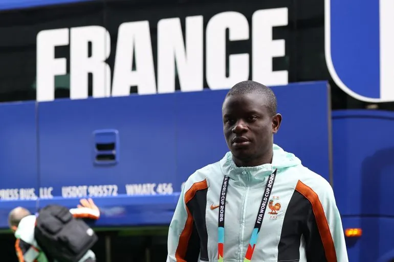 Soccer Football - FIFA World Cup 2026 - Group I - France v Iraq - Philadelphia Stadium, Philadelphia, Pennsylvania, U.S. - June 22, 2026 France's Ngolo Kante arrives at the stadium before the match REUTERS/Bernadett Szabo