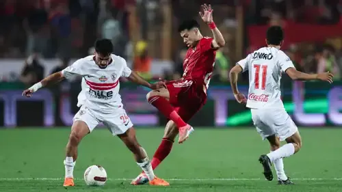 مباراة الأهلي والزمالك في الدوري المصري